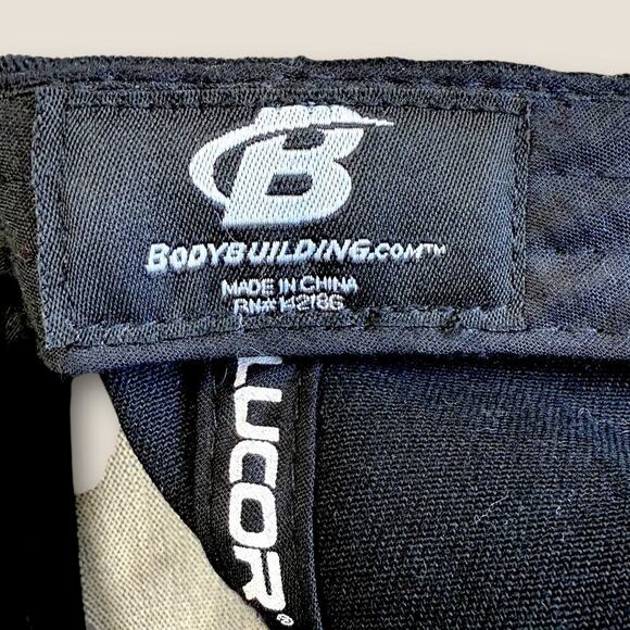 Bodybuilding.com Baseball Cap Hat Cellucor Adjust Snapback Men One Side Black - Picture 8 of 10